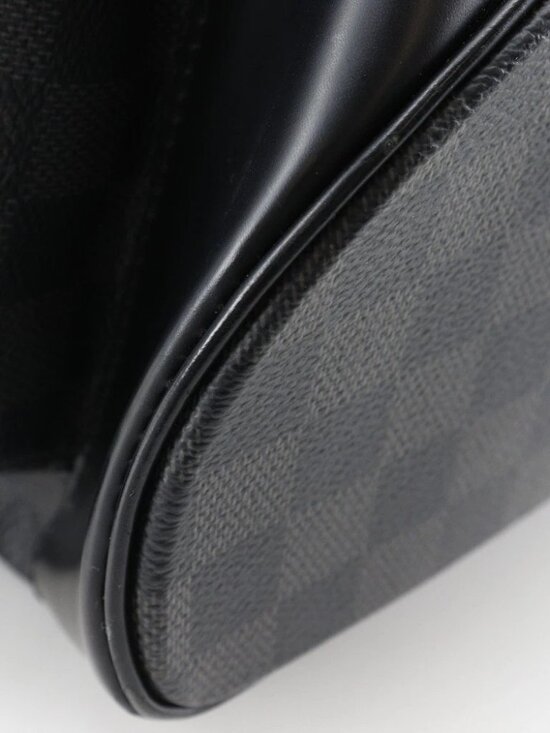 LOUIS VUITTON Christopher PM Backpack Daypack N41379 black Damier Grafitto.. main image 7